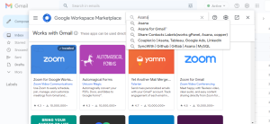 Search for Asana in the Google Workspace Marketplace