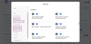 Asana Rule Integration 