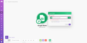 connect your Google Sheets to Make