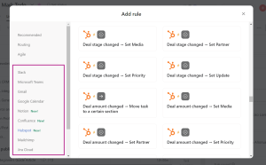 HubSpot pre-build rules