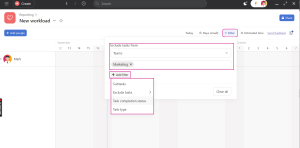 Advance Filtering in Asana Workload