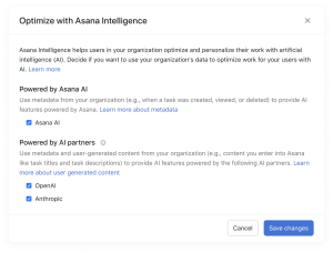 AI Optimization in Asana Admin